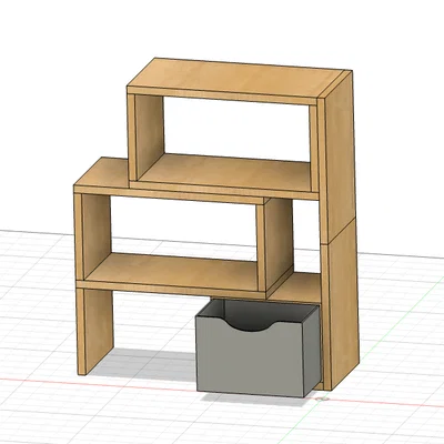 Kệ để bàn đa năng kèm ngăn kéo Organizer GT533 cho góc làm việc