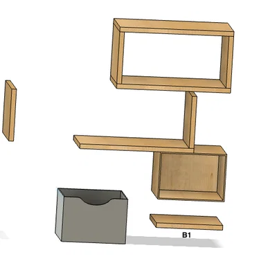 Kệ để bàn đa năng kèm ngăn kéo Organizer GT533 cho góc làm việc
