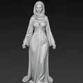Mô hình tượng nhân vật nữ Ả Rập 3D đầy cuốn hút - Thumbnail 3