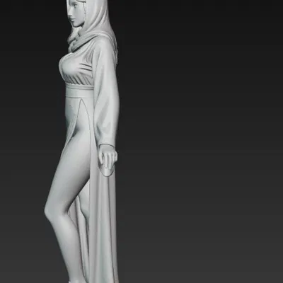 Mô hình tượng nữ Ả Rập quyến rũ (Seductive Arab Woman) in 3D