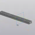 Thanh ray Picatinny Rail (82mm & 170mm) cho Airsoft và mô hình - Thumbnail 1