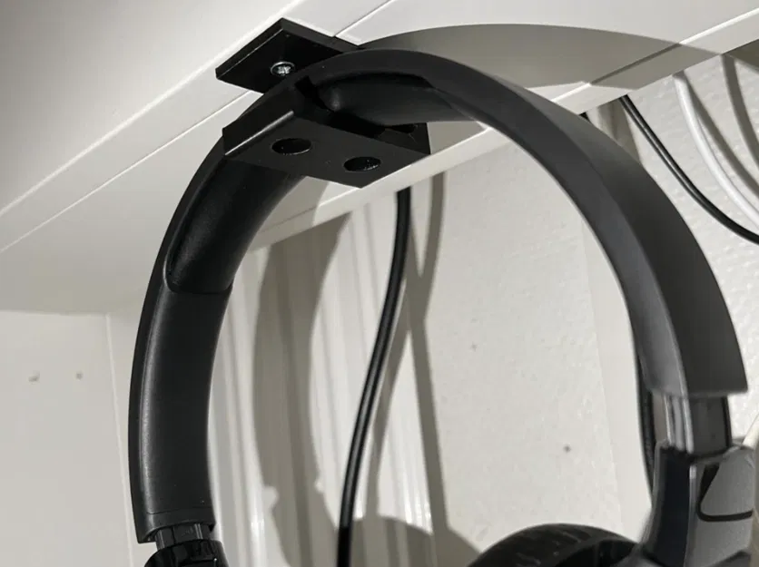 Móc treo tai nghe gắn dưới bàn - Giải pháp cho bàn làm việc gọn gàng - Image 1