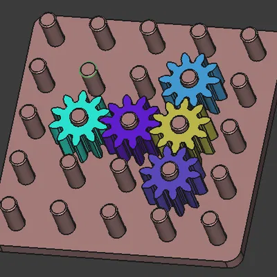 Gear Toy - Đồ chơi lắp ráp bánh răng sáng tạo cho bé