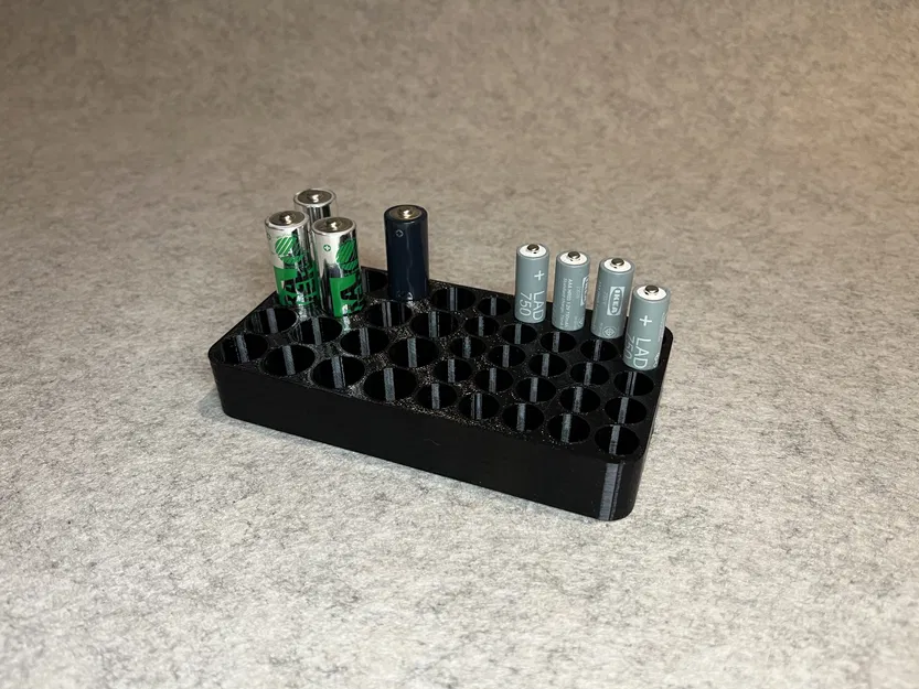 Khay Đựng Pin Tiện Lợi Cho Pin AA và AAA - In 3D Gọn Gàng - Image 2