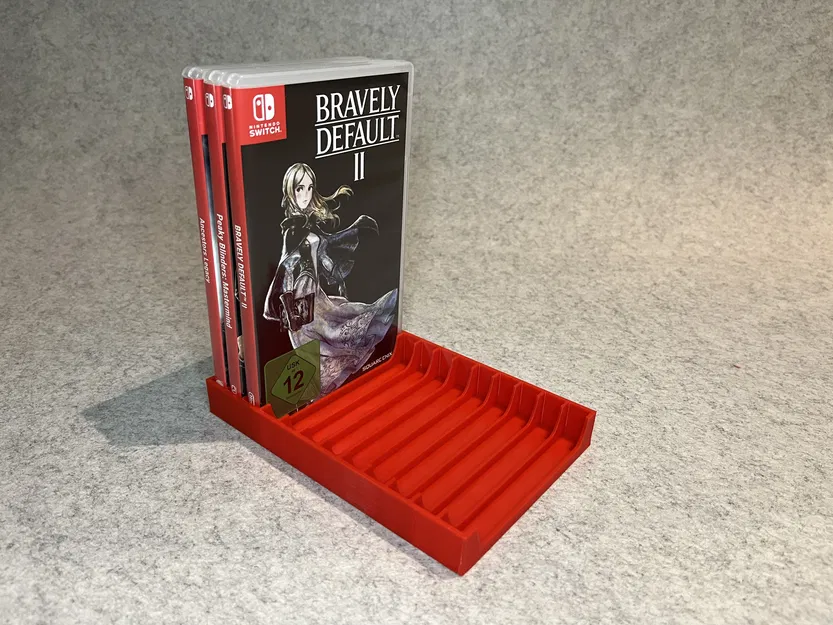Kệ 3D để đĩa game Nintendo Switch - Sức chứa 12 hộp game tiện lợi - Image 1
