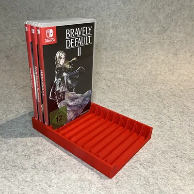 Kệ 3D để đĩa game Nintendo Switch - Sức chứa 12 hộp game tiện lợi