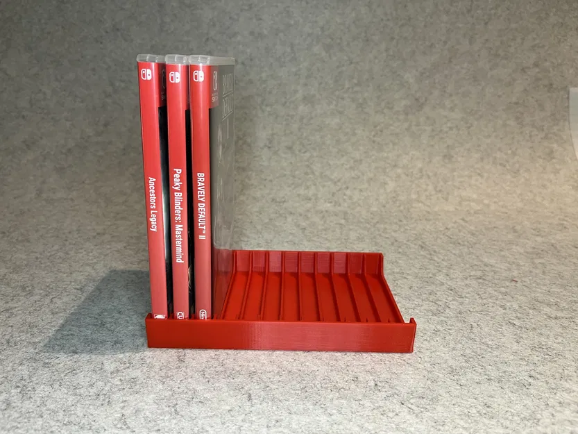 Kệ 3D để đĩa game Nintendo Switch - Sức chứa 12 hộp game tiện lợi - Image 3