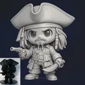 Mô hình Chibi Jack Sparrow - Thumbnail 1