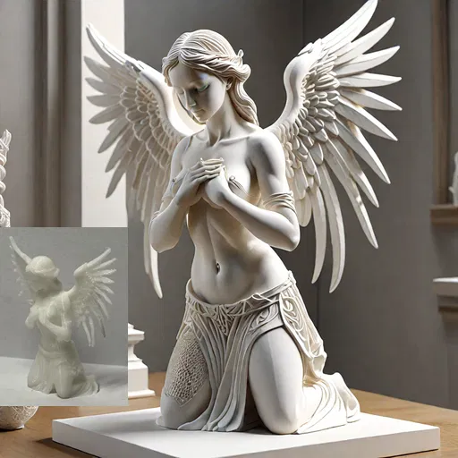 Tượng Thiên Thần số 4 (Angel Statue #4) - Image 1