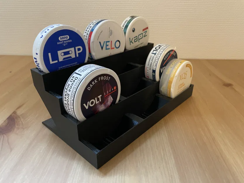 Kệ trưng bày và sắp xếp 12 hộp Snus in 3D gọn gàng - Image 3