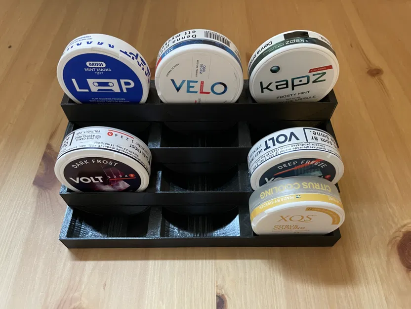 Kệ trưng bày và sắp xếp 12 hộp Snus in 3D gọn gàng - Image 5