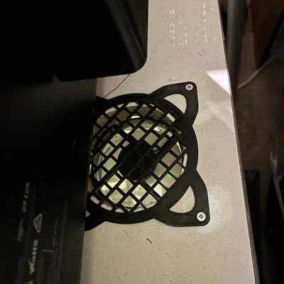 Nắp bảo vệ quạt tản nhiệt 8080 (Fan Cover) - In 3D cực đơn giản