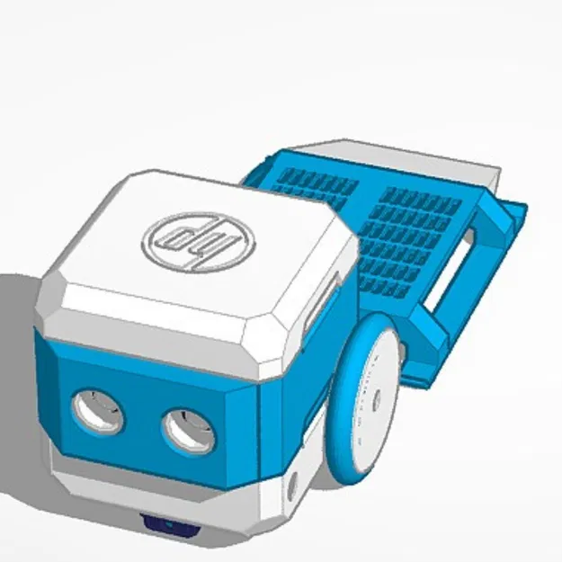 Mô hình xe kéo hàng HP Robotics Otto Sled V2 cho robot Otto - Image 1