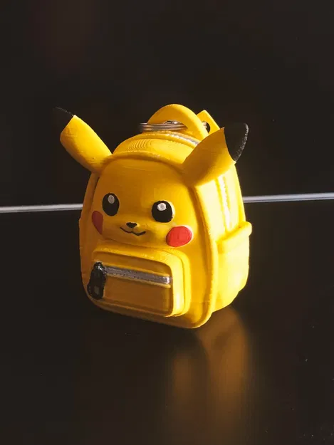 Móc khóa Balo Pikachu 3D - Phụ kiện đáng yêu cho fan Pokemon - Image 1