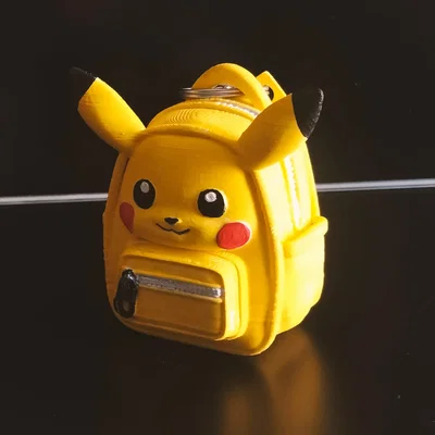 Móc khóa Balo Pikachu 3D - Phụ kiện đáng yêu cho fan Pokemon