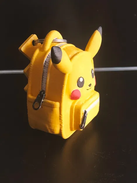 Móc khóa Balo Pikachu 3D - Phụ kiện đáng yêu cho fan Pokemon - Image 3