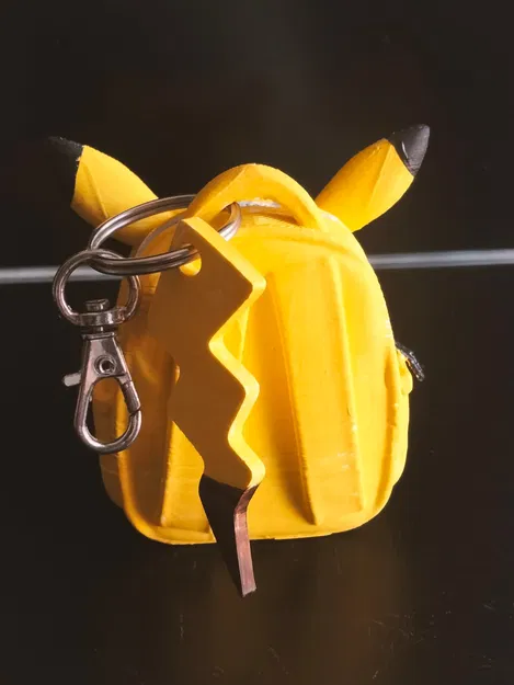 Móc khóa Balo Pikachu 3D - Phụ kiện đáng yêu cho fan Pokemon - Image 4