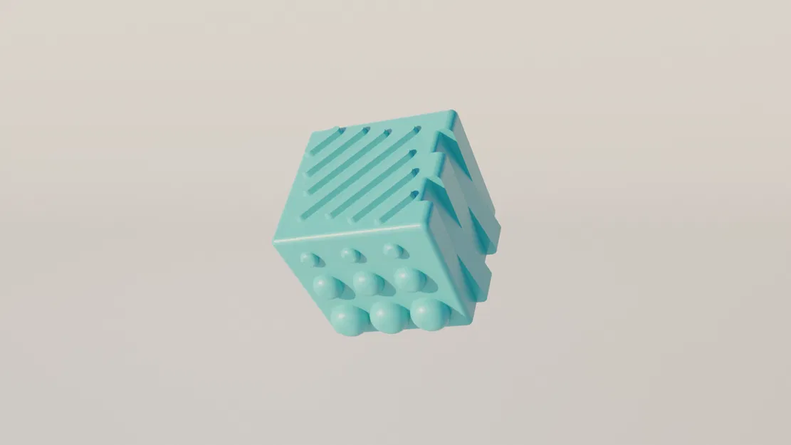 Sensory Fidget Cube - Khối lập phương giải trí 5 mặt độc đáo - Image 1