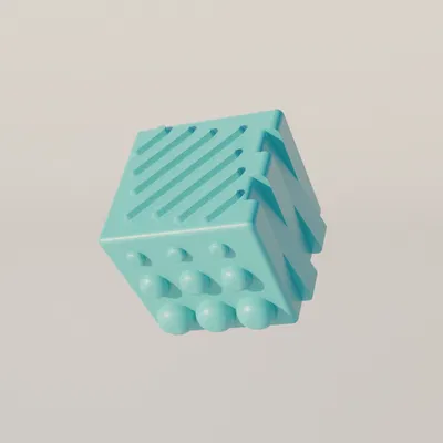 Sensory Fidget Cube - Khối lập phương giải trí 5 mặt độc đáo