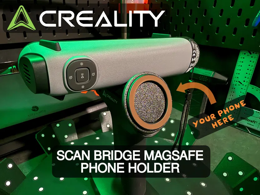 Ngàm gắn điện thoại Magsafe cho Creality Scan Bridge - Image 1