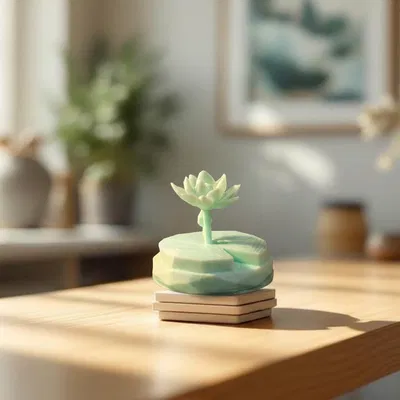 Lily Pad - Mô hình hoa nghệ thuật hình học