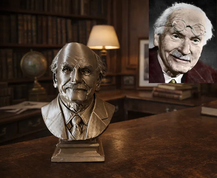 Tượng bán thân Carl Gustav Jung - Image 1