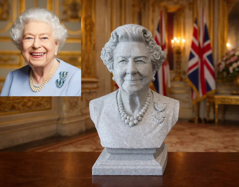 Elizabeth II Alexandra Mary – Tượng bán thân - Image 1