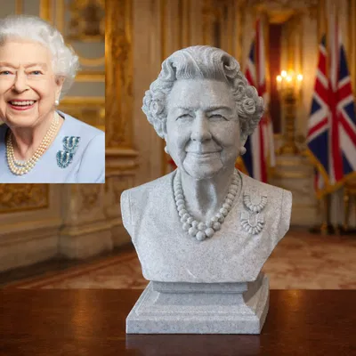 Elizabeth II Alexandra Mary – Tượng bán thân