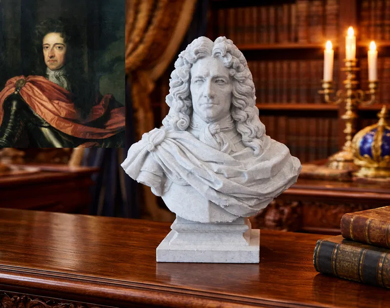Tượng bán thân William III xứ Orange (Willem Hendrik van Oranje) - Image 1