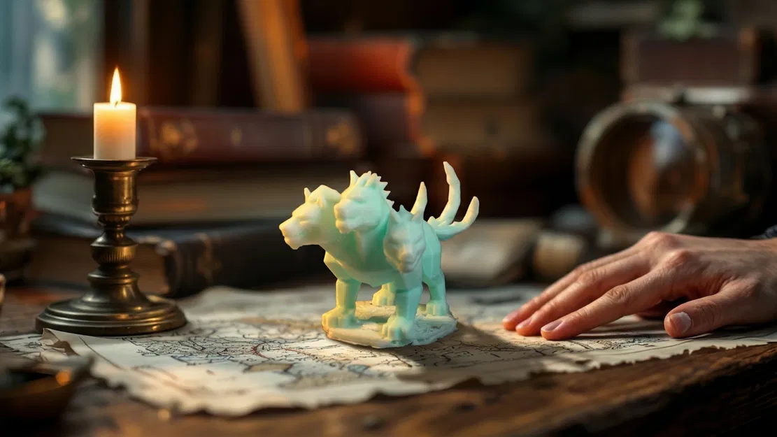 Mô hình rồng có sừng (Horned Dragon Figurine) - Image 2