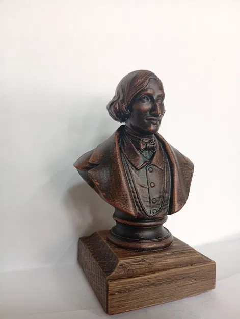 Mô hình tượng bán thân Nikolai Gogol - Tác phẩm văn học cổ điển - Image 2