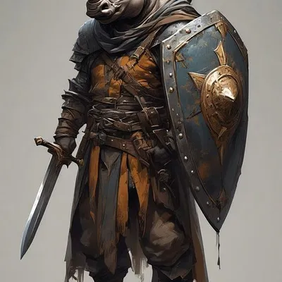 Mô hình Rhino Knight 3D chi tiết cho game thủ và người sưu tầm