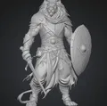 Mô hình 3D Lion Knight: Chiến binh Sư tử dũng mãnh in 3D cực chi tiết - Thumbnail 1