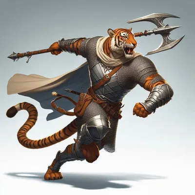 Mô hình 3D Ironclad Tiger Warlord: Chiến tướng hổ dũng mãnh