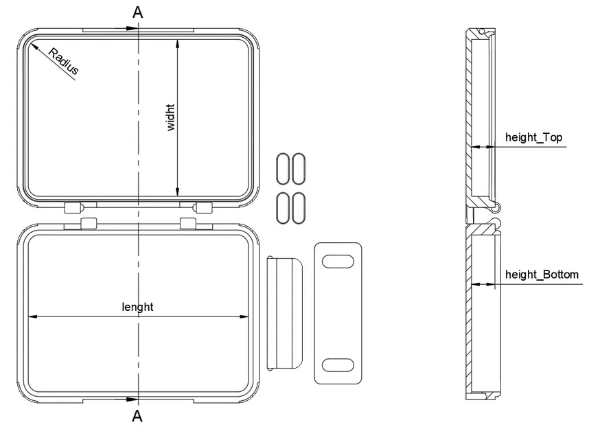 Hộp Parametric (Tùy chỉnh được) - Tự thiết kế theo ý muốn - Image 8