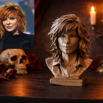 Mô hình in 3D: Tượng bán thân Mylène Farmer