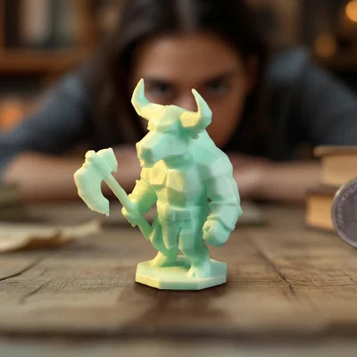 Mô hình Chiến binh có sừng (Horned Warrior Figurine)