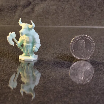 Mô hình Chiến binh có sừng (Horned Warrior Figurine)