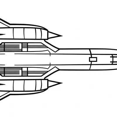 Mô hình trang trí tường Lockheed SR-71 BlackBird (File in 3D)