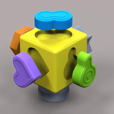 Xúc xắc phát triển giác quan (Sensory Play Dice)