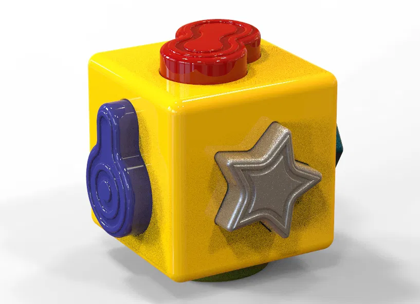Xúc xắc phát triển giác quan (Sensory Play Dice) - Image 5