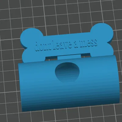 Hộp Đựng Túi Dọn Vệ Sinh Cho Chó - Phụ Kiện Tiện Ích In 3D