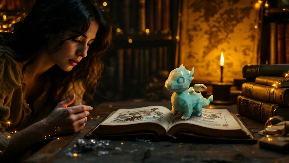 Mô hình Rồng Bỏ Túi (Pocket Dragon Figurine) - Image 2