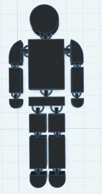 Mô hình đồ chơi khớp nối linh hoạt (Articulated Ragdoll V2) cực chất - Image 1