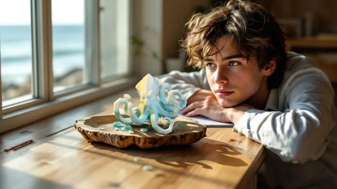 Tượng Bạch Tuộc Uốn Lượn - Image 1