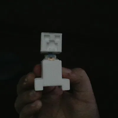 Mô hình Creeper Clicker từ Minecraft in 3D độc đáo