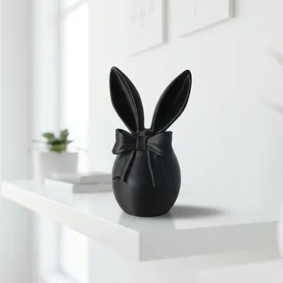 Tượng Trứng Tai Thỏ Bunny Ears — Đồ Trang Trí Mùa Xuân Hiện Đại