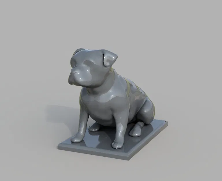 Mô hình chú chó nhỏ để bàn - File in 3D siêu cute - Image 2