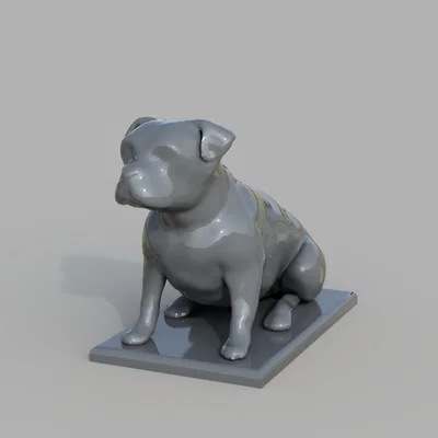 Mô hình chú chó nhỏ để bàn - File in 3D siêu cute