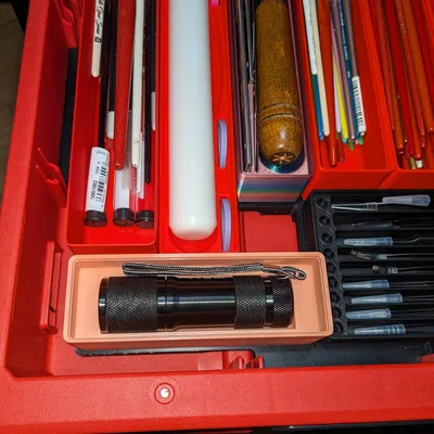 Khay Gridfinity cho Đèn pin Mini